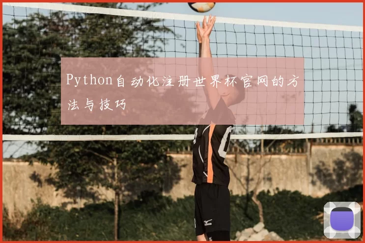 Python自动化注册世界杯官网的方法与技巧