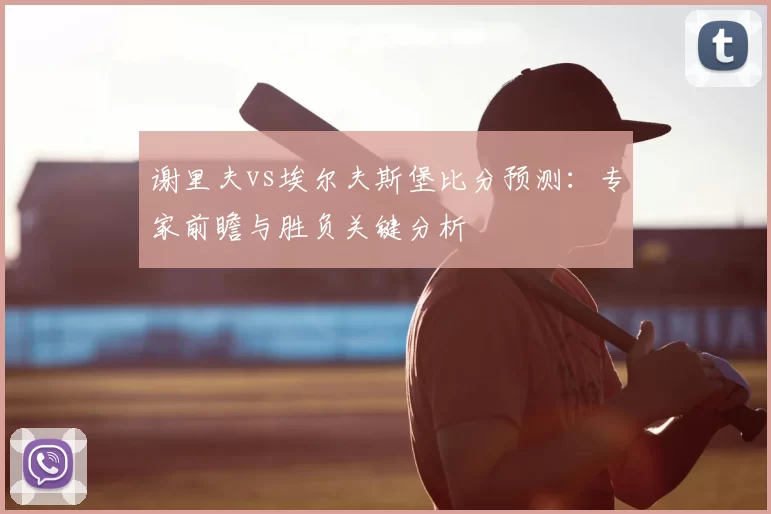 谢里夫vs埃尔夫斯堡比分预测:专家前瞻与胜负关键分析