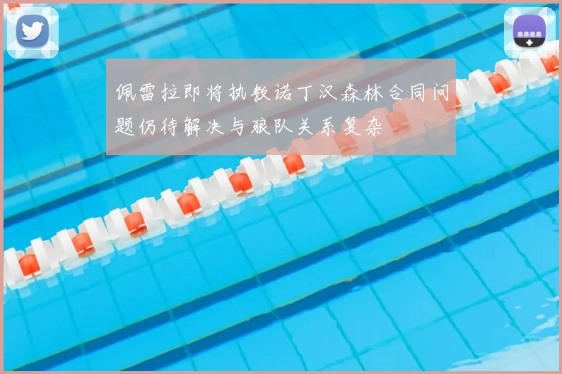 佩雷拉即将执教诺丁汉森林合同问题仍待解决与狼队关系复杂