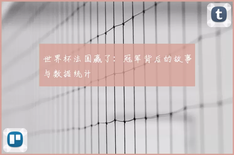 世界杯法国赢了:冠军背后的故事与数据统计